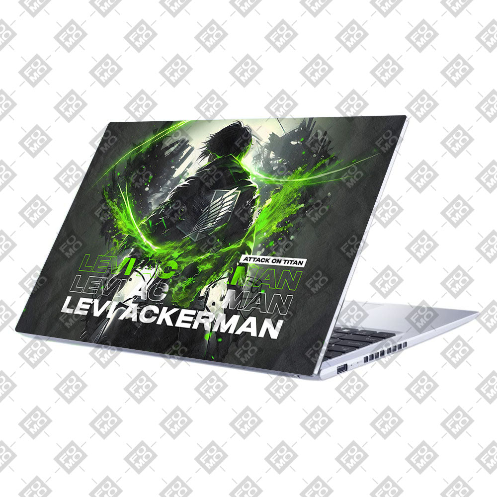 Levi Ackerman Neon Fury Asus Vivobook 15 X1502VA Laptop Skin
