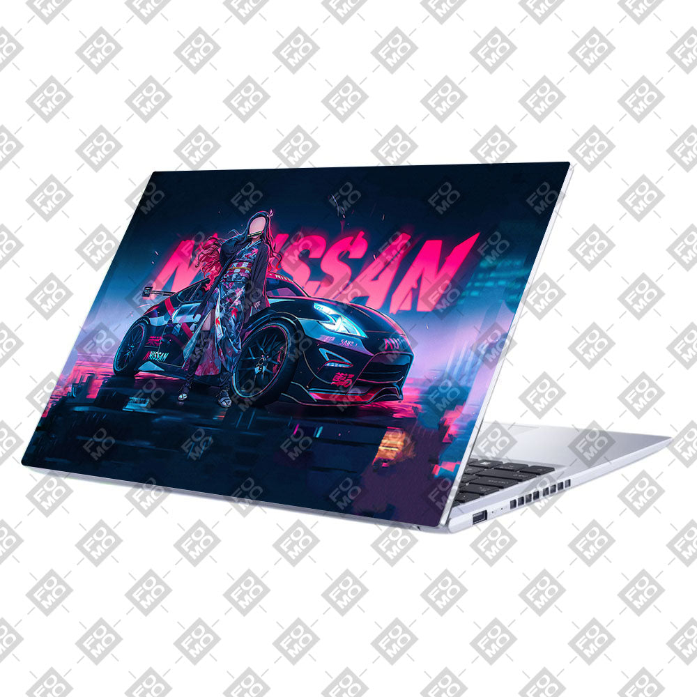 Neon Bloom Nezuko Racer Asus Vivobook 15 X1502VA Laptop Skin