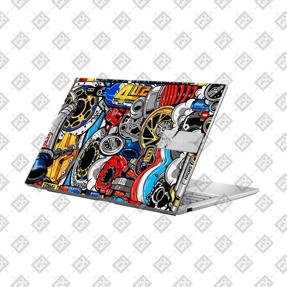 Mechanical Chaos Asus VivoBook 15 X1504VA Laptop Skin