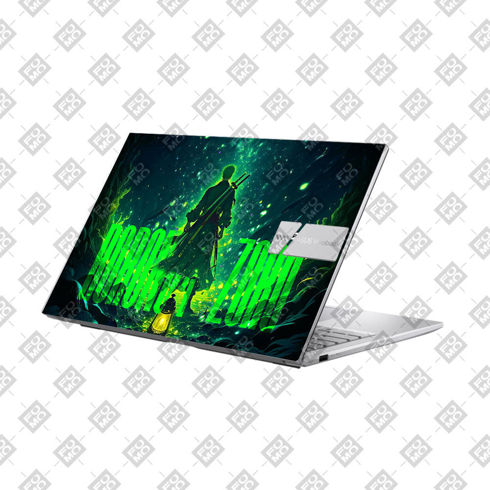 Roronoa Zoro Green Fury Asus VivoBook 15 X1504VA Laptop Skin