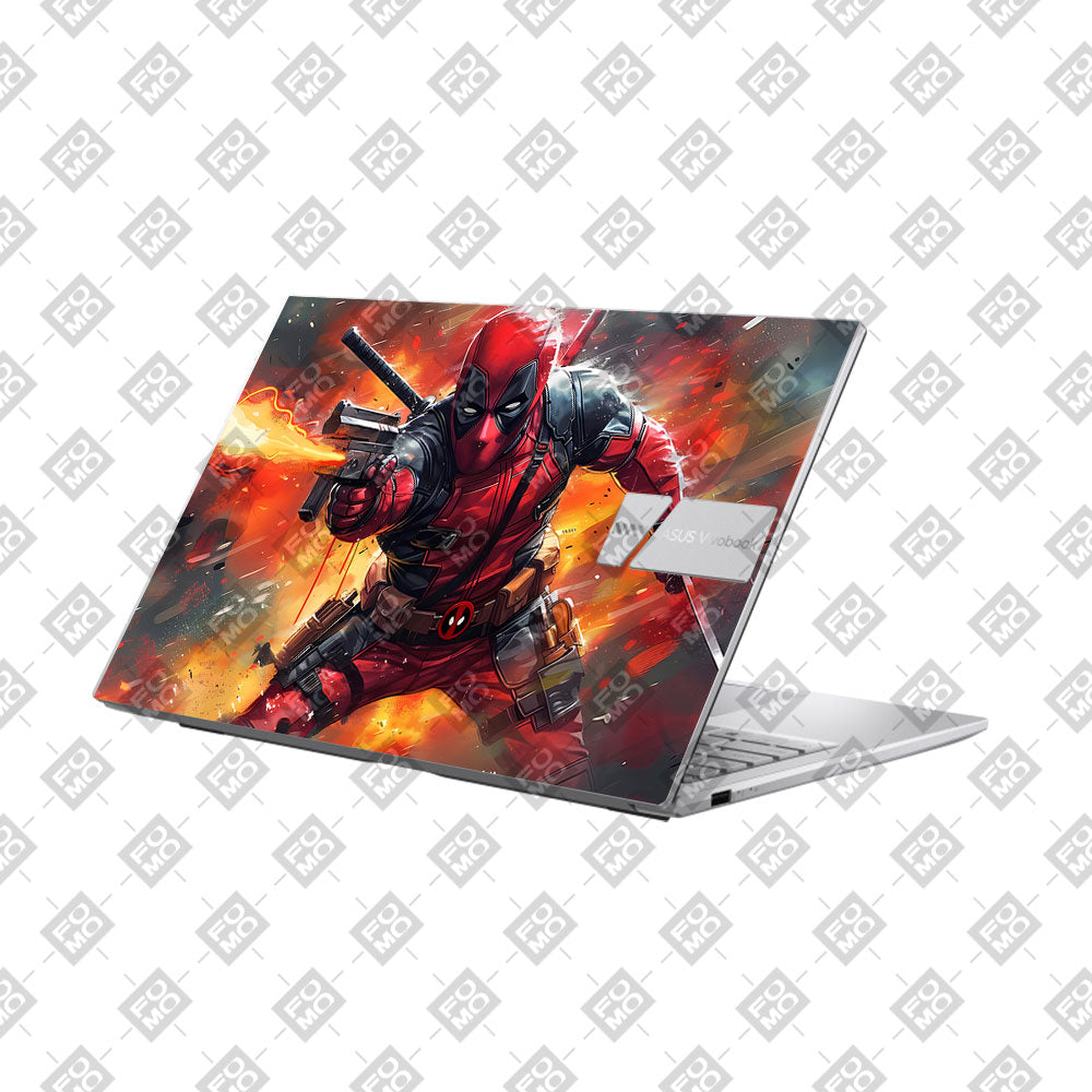 Red Comic Antihero Asus VivoBook 15 X1504VA Laptop Skin