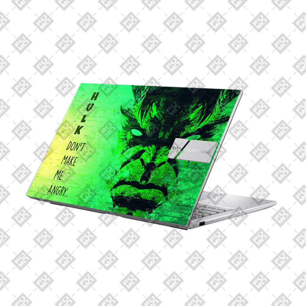 Green Comic Titan Asus VivoBook 15 X1504VA Laptop Skin