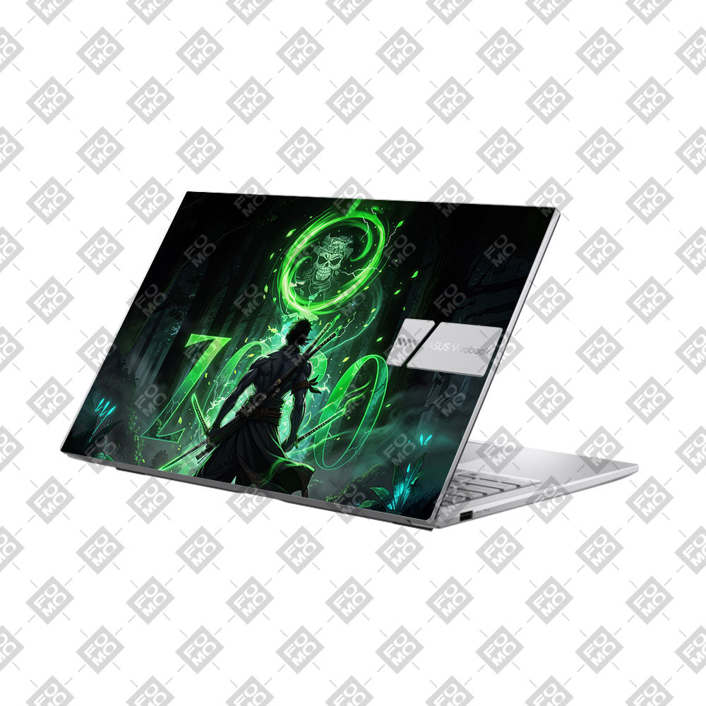 Zoro Green Aura Asus VivoBook 15 X1504VA Laptop Skin