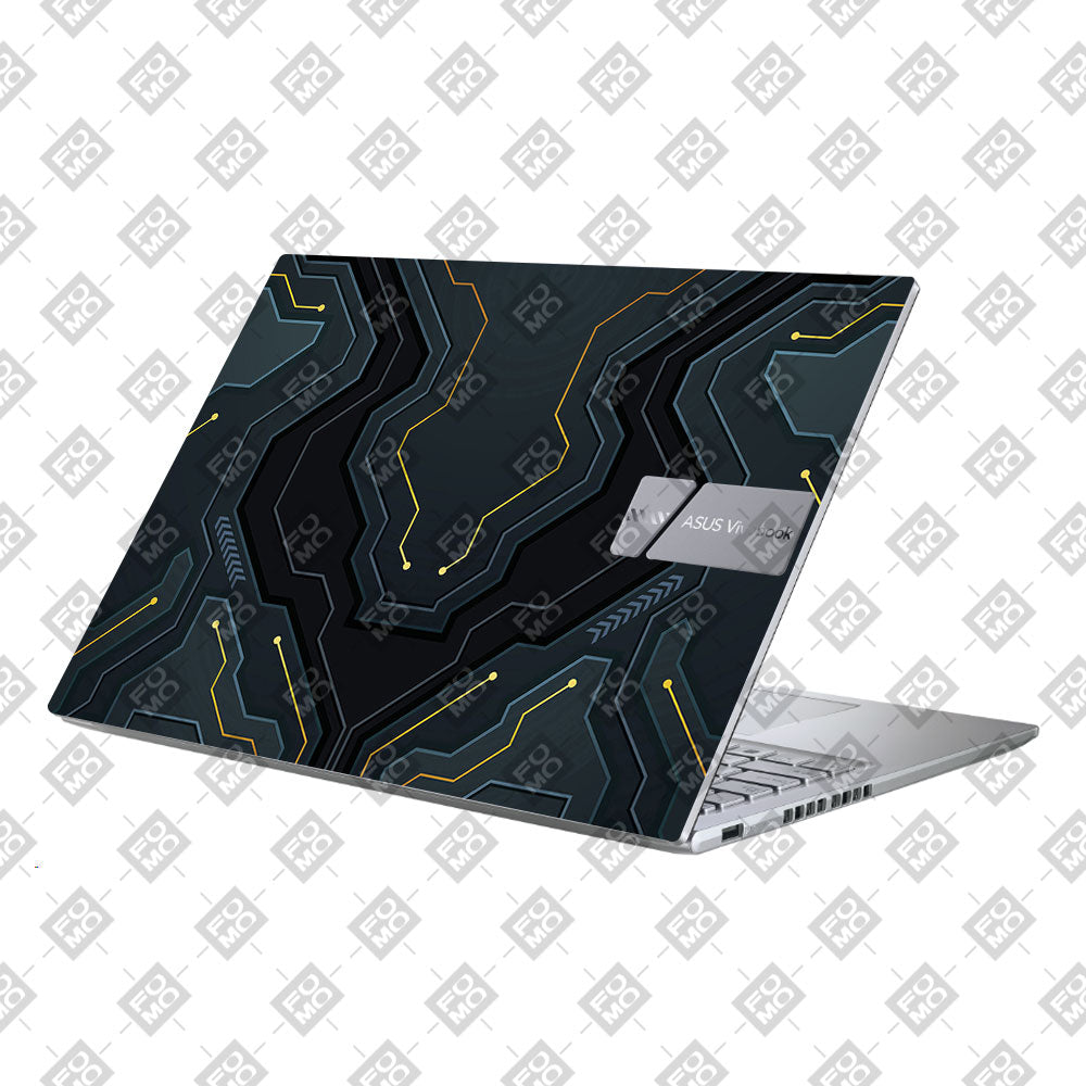 Futuristic Techno Asus Vivobook 16 X1605V Laptop Skin