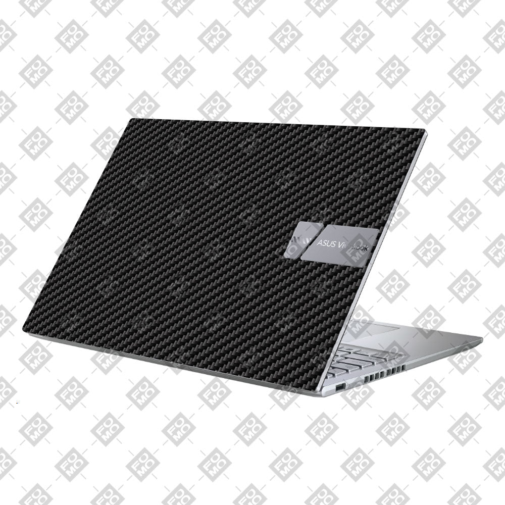Textured Carbon Fibre Asus Vivobook 16 X1605V Laptop Skin