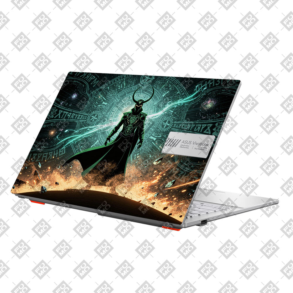 Loki God of Mischief Neon Asus Vivobook Go 15 E1504G Laptop Skin