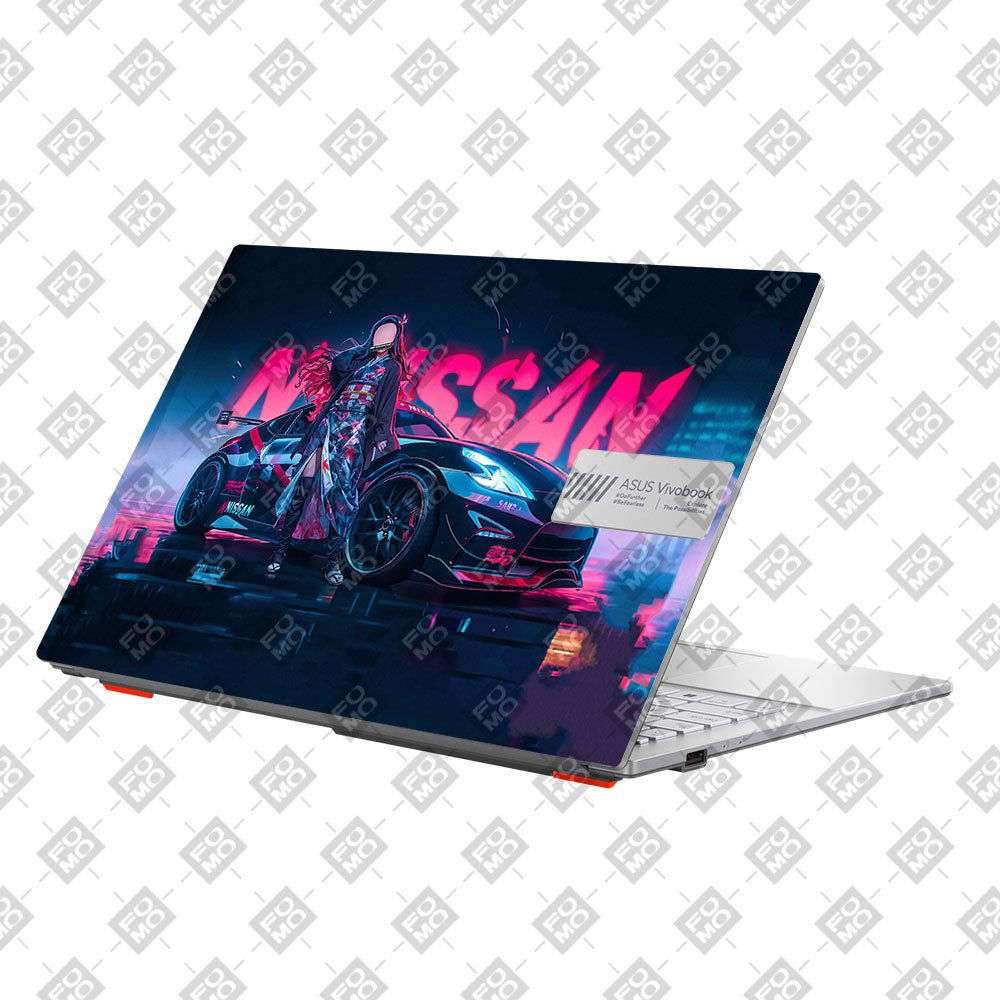 Neon Bloom Nezuko Racer Asus Vivobook Go 15 E1504G Laptop Skin