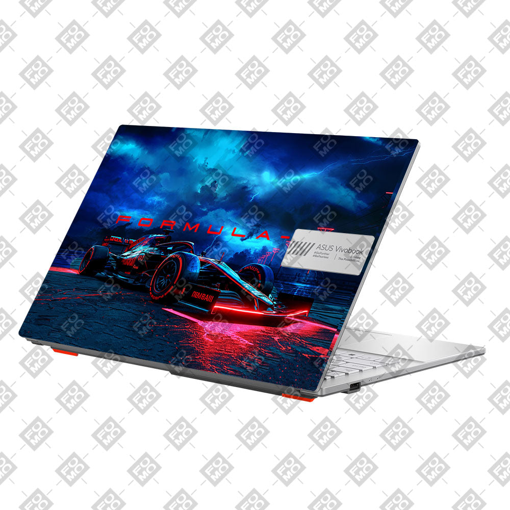 Fututristic Formula 1 Asus Vivobook Go 15 E1504G Laptop Skin