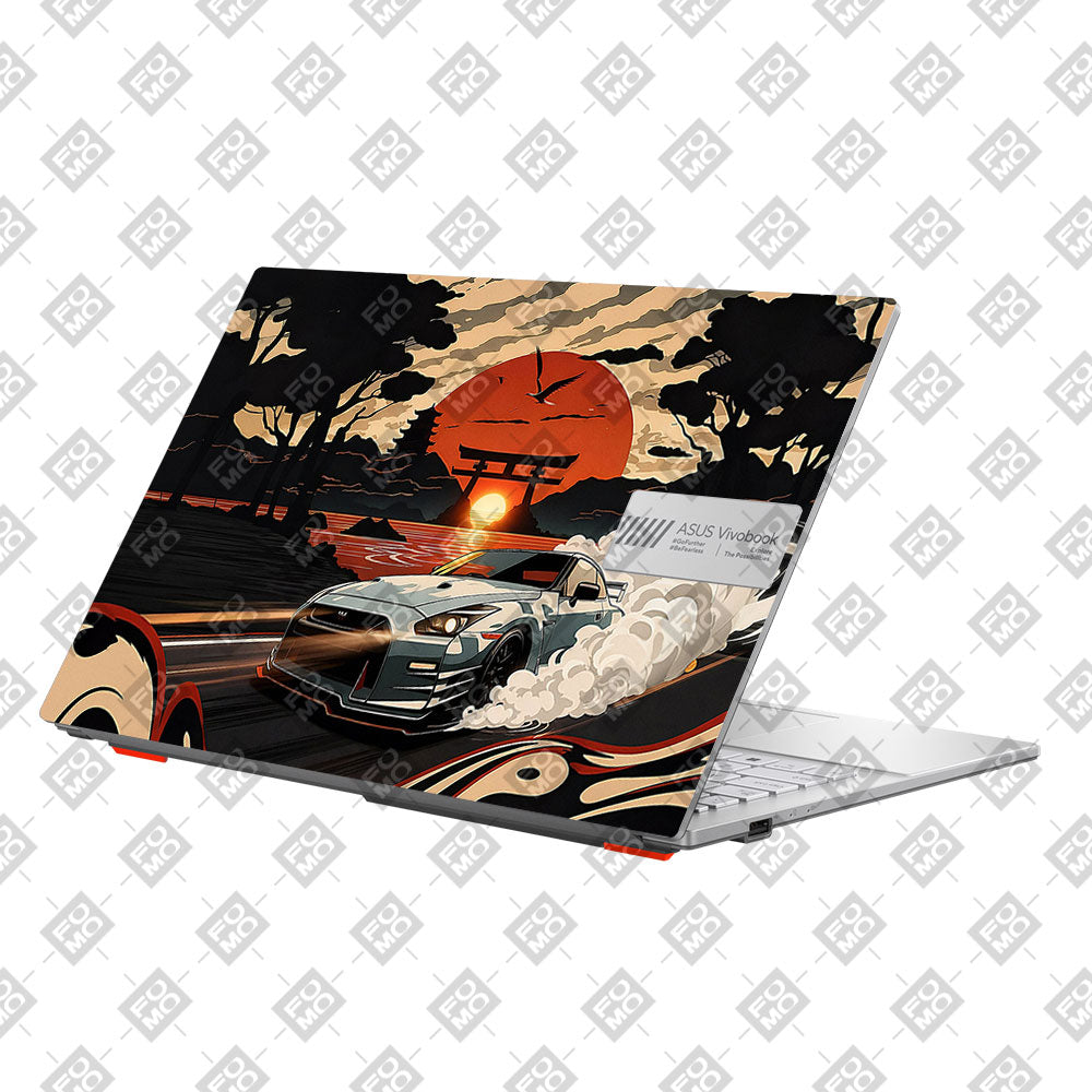 Samurai Rising Sun GTR Asus Vivobook Go 15 E1504G Laptop Skin