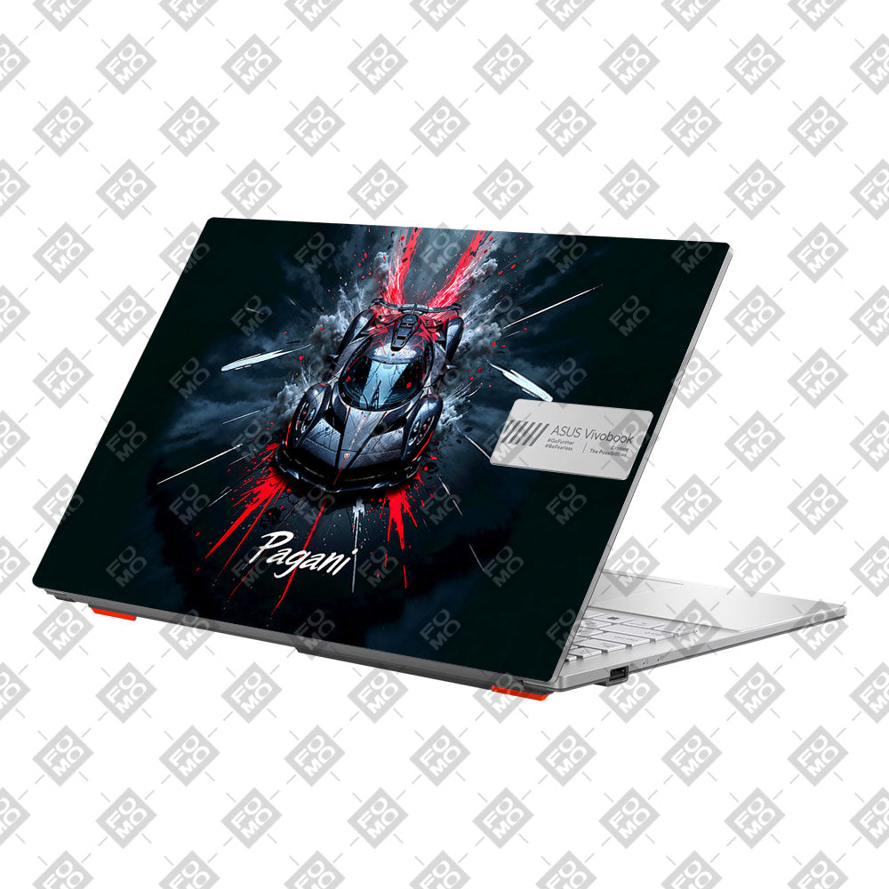 Pagani Midnight Impact Asus Vivobook Go 15 E1504G Laptop Skin