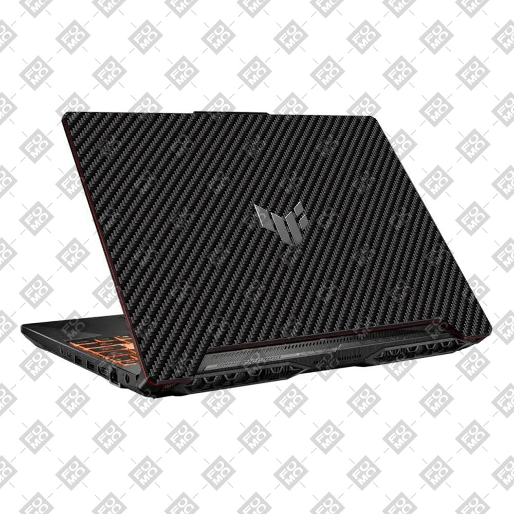 Textured Carbon Fibre Asus TUF F15 FX506 and A15 FA506 Laptop Skin