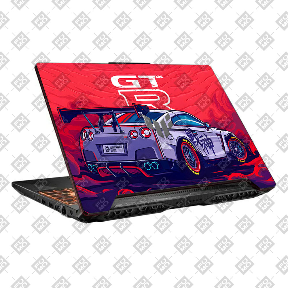 Nissan GTR Racing Edition Asus TUF F15 FX506 and A15 FA506 Laptop Skin