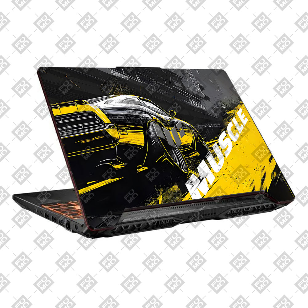 Black Muscle Asus TUF F15 FX506 & A15 FA506 Laptop Skin