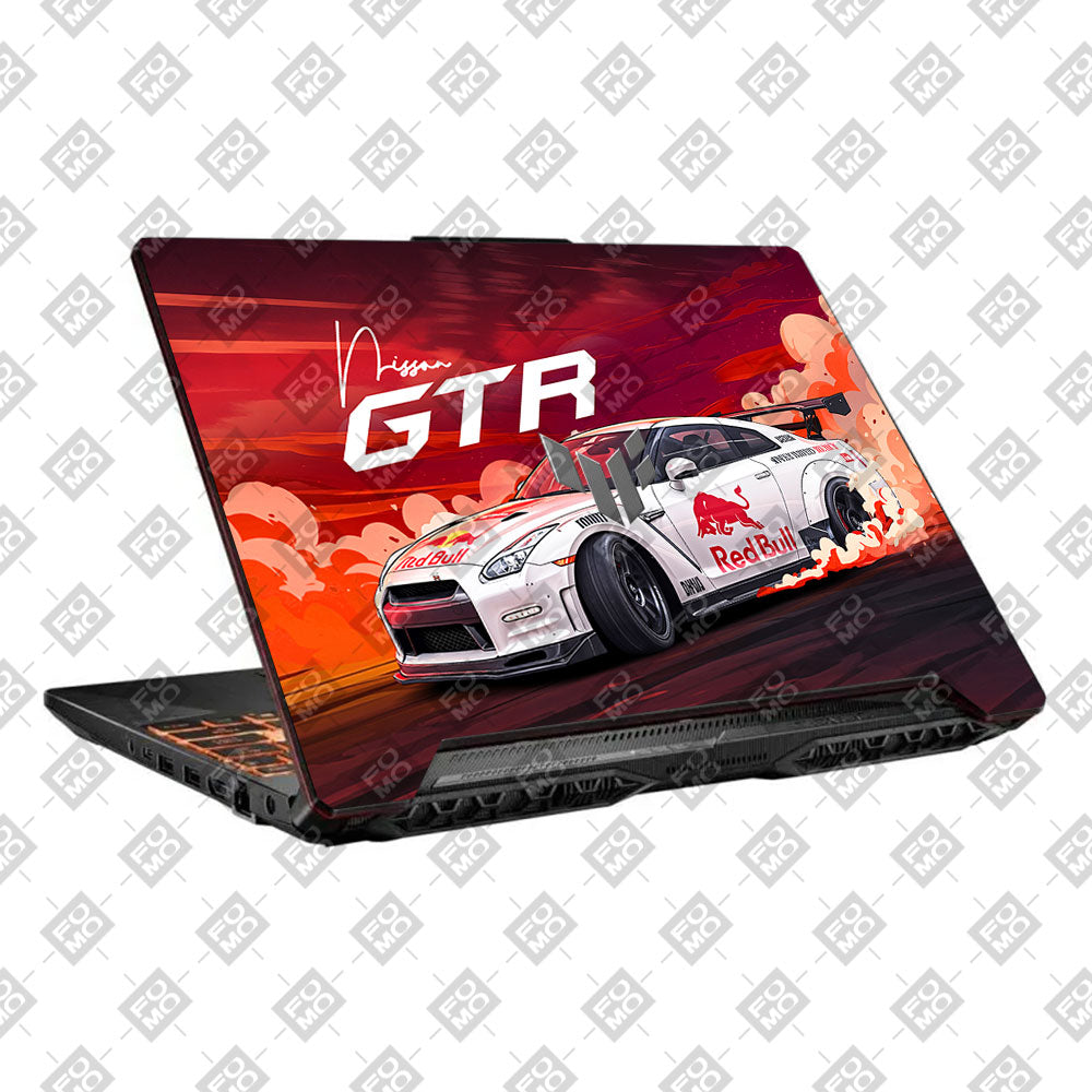 Nissan GTR Red Bull Drift Fury Asus TUF F15 FX506 & A15 FA506 Laptop Skin
