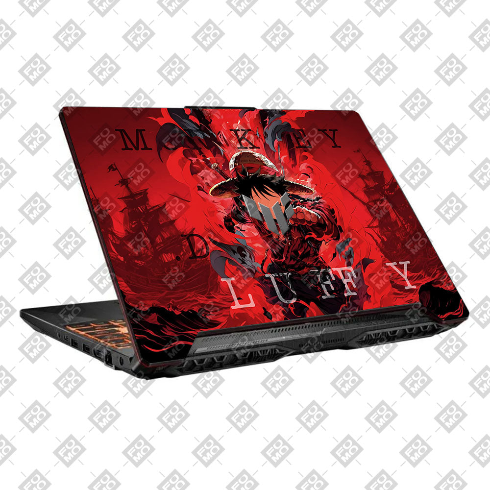 Red King Luffy Asus TUF F15 FX506 & A15 FA506 Laptop Skin