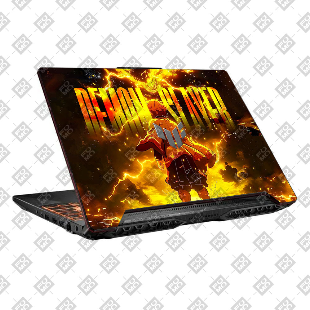 Zenitsu Lightning Strike Asus TUF F15 FX506 & A15 FA506 Laptop Skin