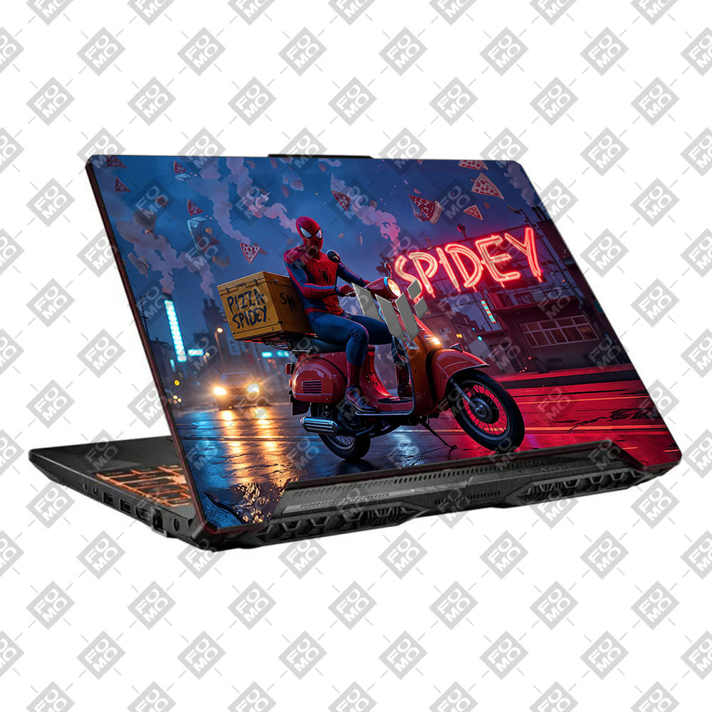 Pizza Spidey Asus TUF F15 FX506 & A15 FA506 Laptop Skin
