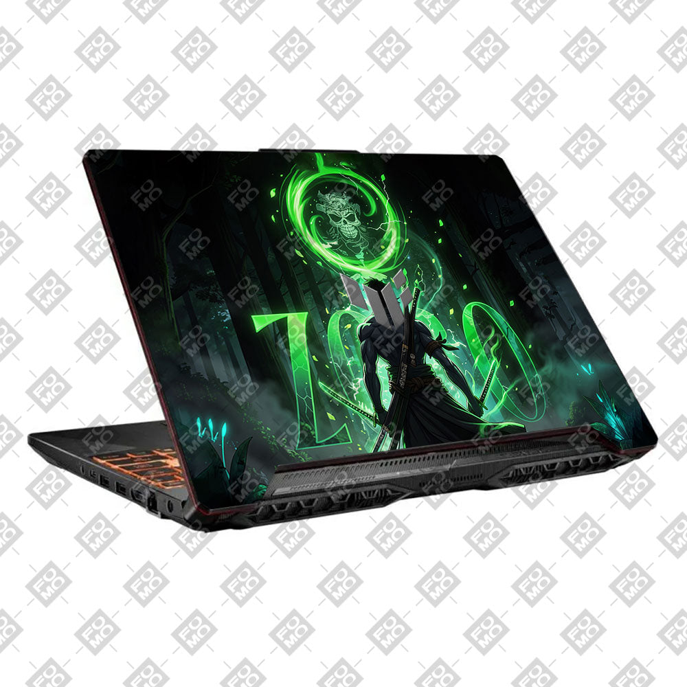 Emerald Blade Warrior Asus TUF F15 FX506 & A15 FA506 Laptop Skin