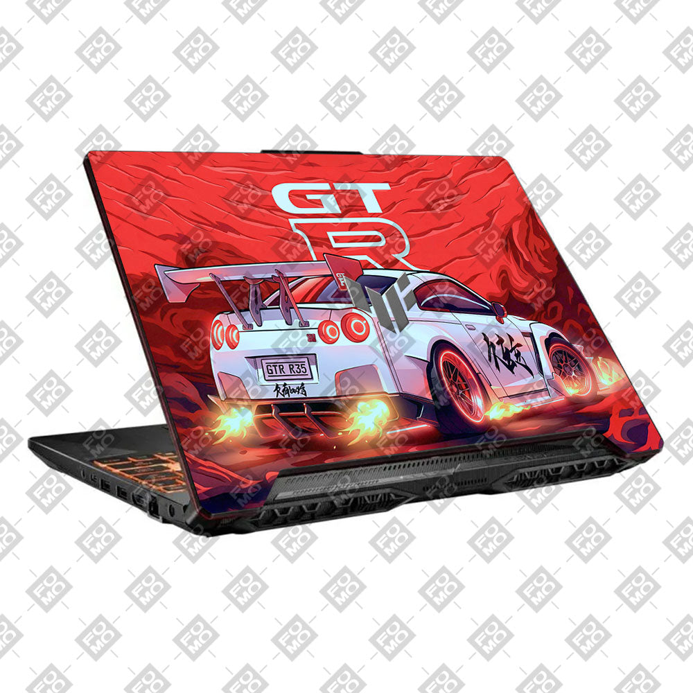 Nissan GTR Turbo Performance Edition Asus TUF F15 FX506 and A15 FA506 Laptop Skin
