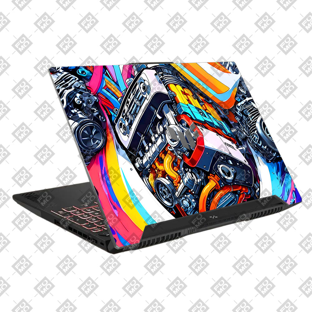 Power in Motion Asus TUF F15 FX507 & A15 FA507 Laptop Skin