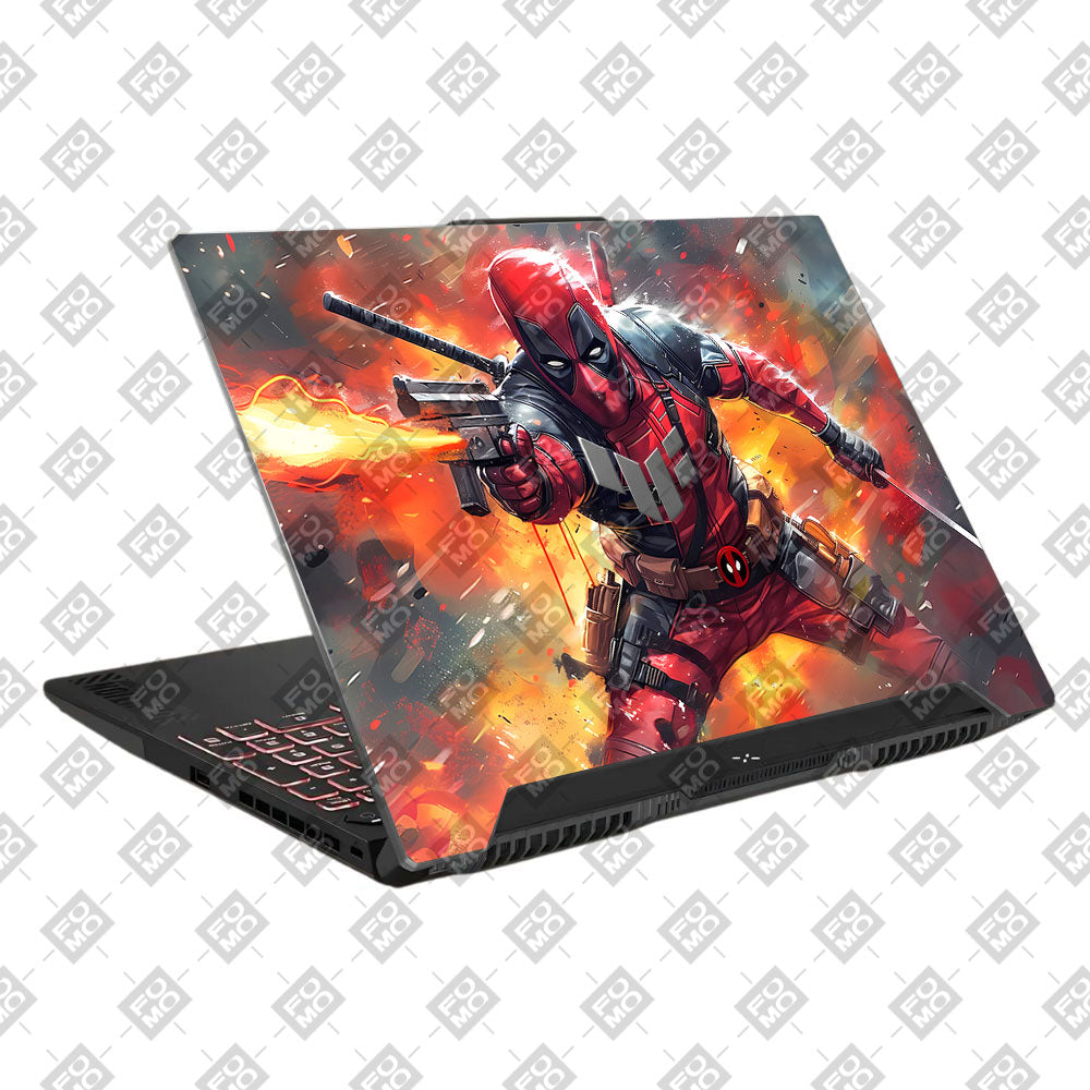 Red Comic Antihero Asus TUF F15 FX507 & A15 FA507 Laptop Skin