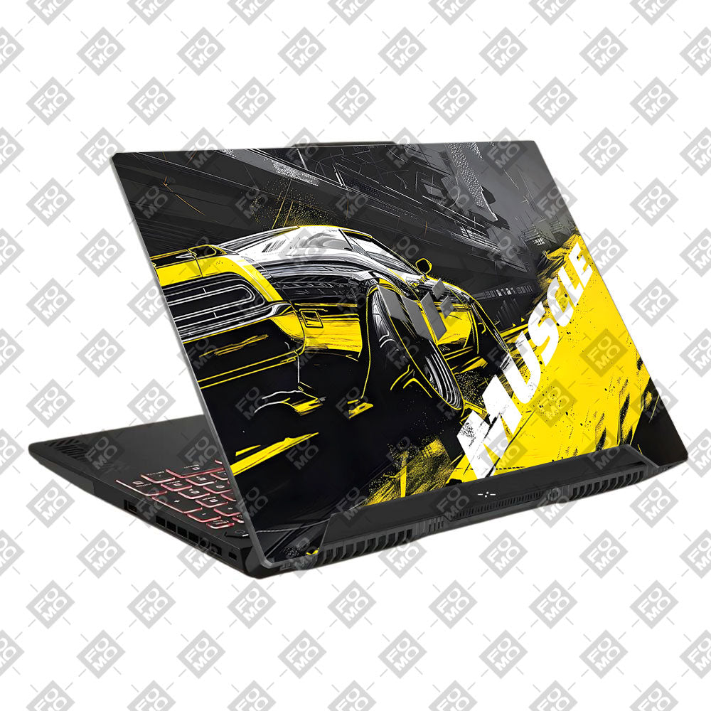 Black Muscle Asus TUF F15 FX507 & A15 FA507 Laptop Skin