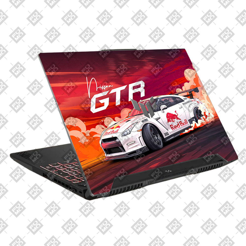 Nissan GTR Red Bull Drift Fury Asus TUF F15 FX507 & A15 FA507 Laptop Skin