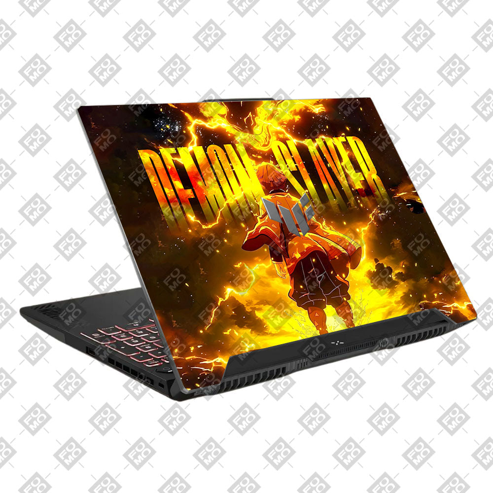 Zenitsu Lightning Strike Asus TUF F15 FX507 & A15 FA507 Laptop Skin