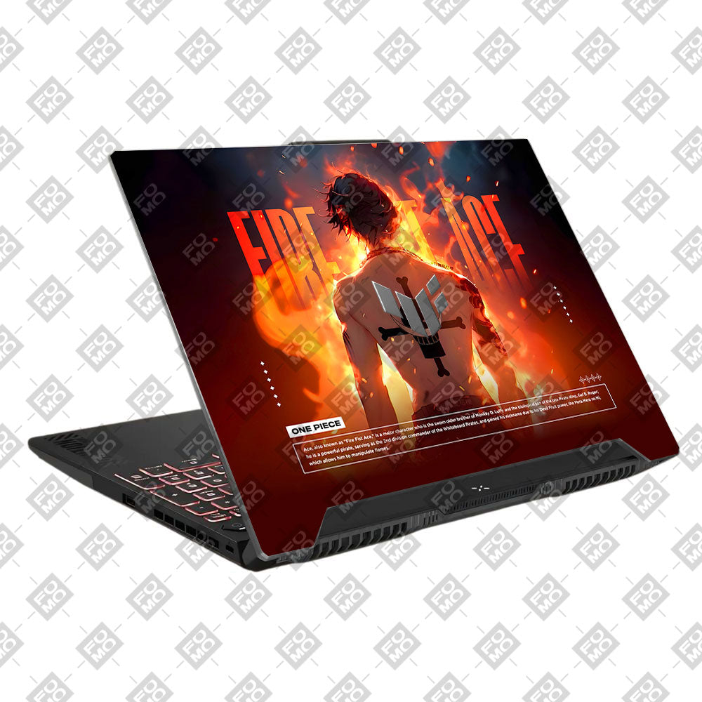 Anime Fire Pirate Asus TUF F15 FX507 & A15 FA507 Laptop Skin