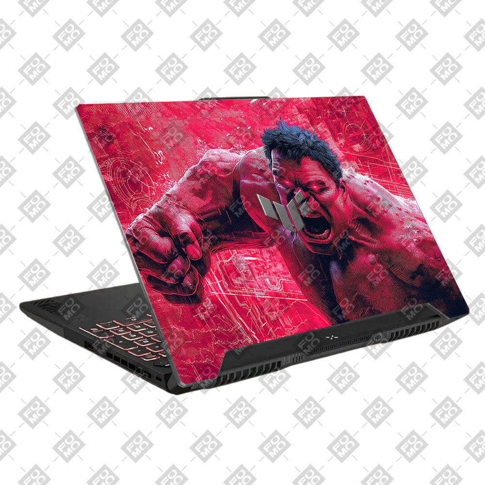 Red Comic Giant Asus TUF F15 FX507 & A15 FA507 Laptop Skin