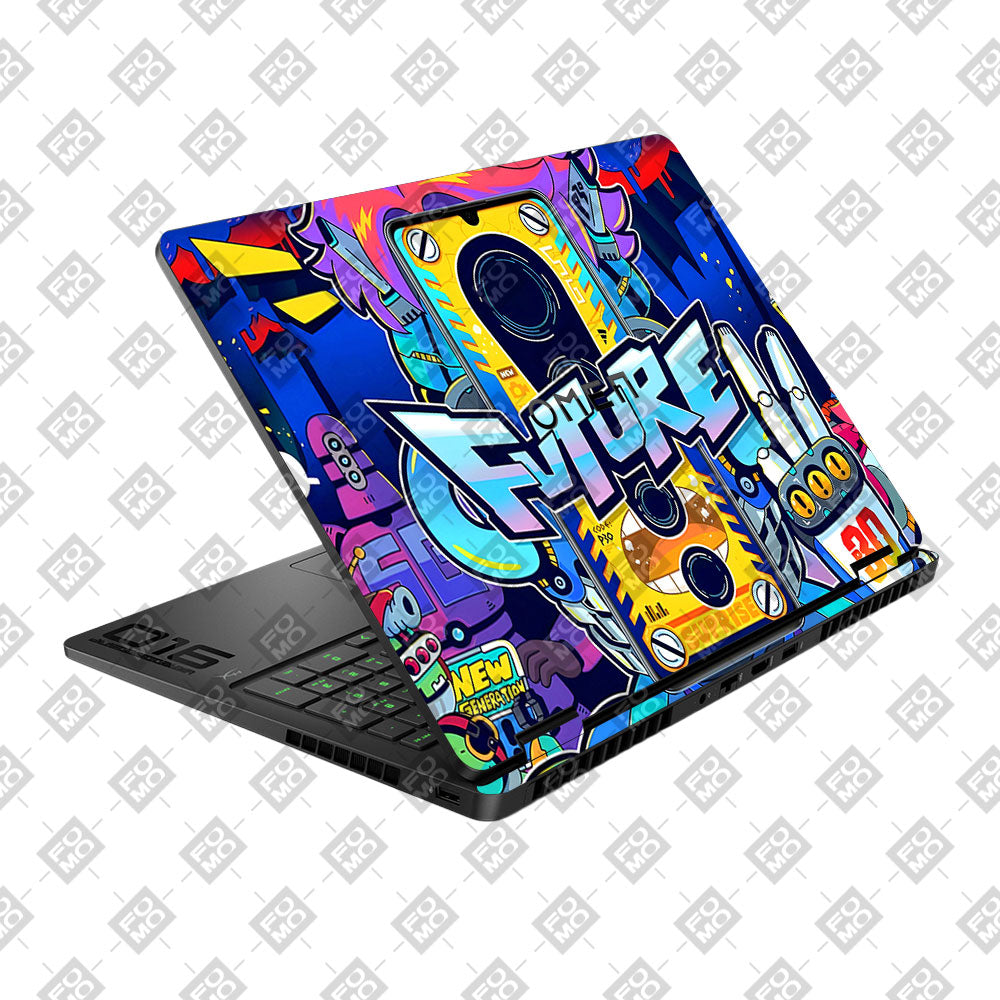 Futuristic Cyberpunk Vision HP Omen Gaming 16 2025, 2026 Laptop Skin