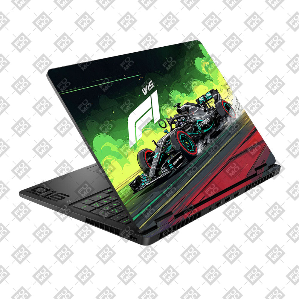 W15 F1 Red Bull x AMG Velocity HP Omen Gaming 16 2025, 2026 Laptop Skin
