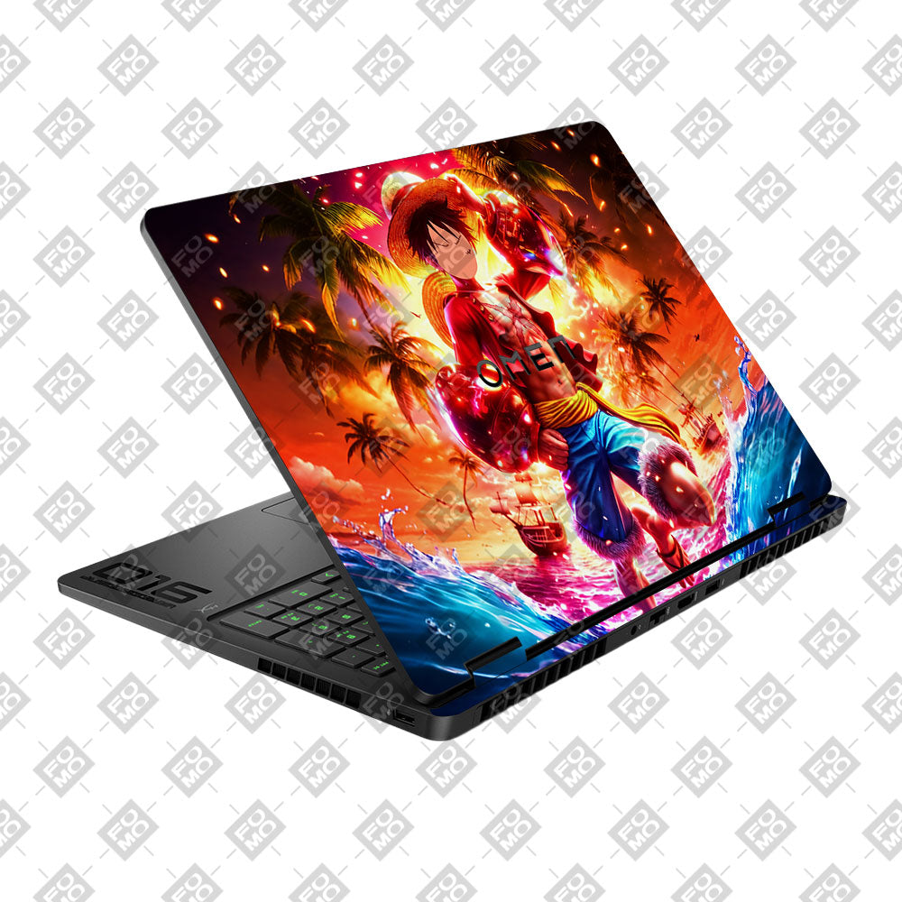 Golden Aura Pirate HP Omen Gaming 16 2025, 2026 Laptop Skin