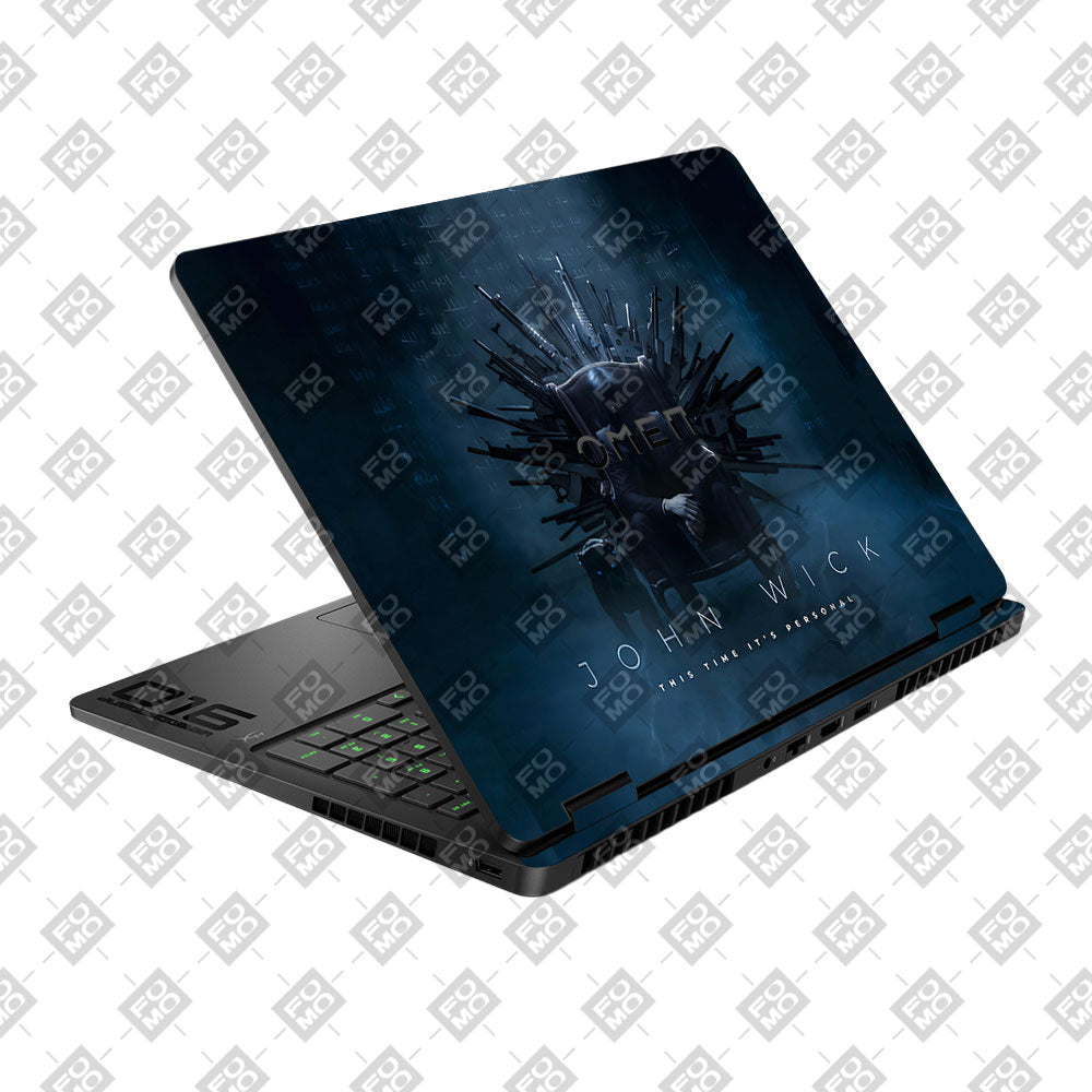 John Wick Assassin HP Omen Gaming 16 2025, 2026 Laptop Skin