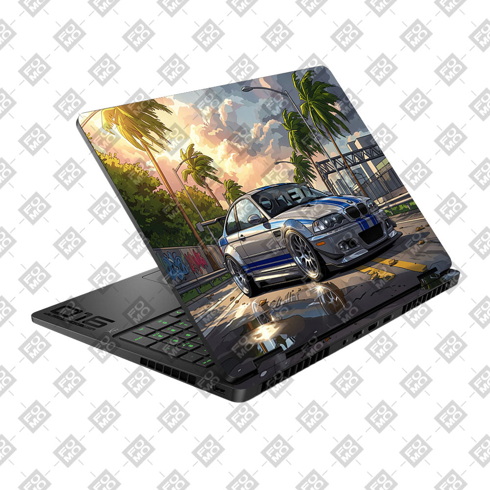 Street Icon BMW E46 Drift Legend HP Omen Gaming 16 2025, 2026 Laptop Skin