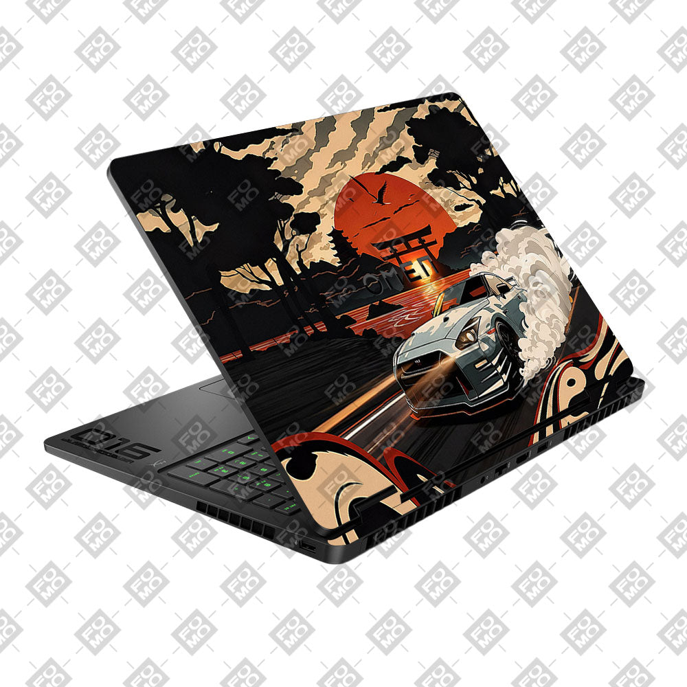 Samurai Rising Sun GTR HP Omen Gaming 16 2025, 2026 Laptop Skin