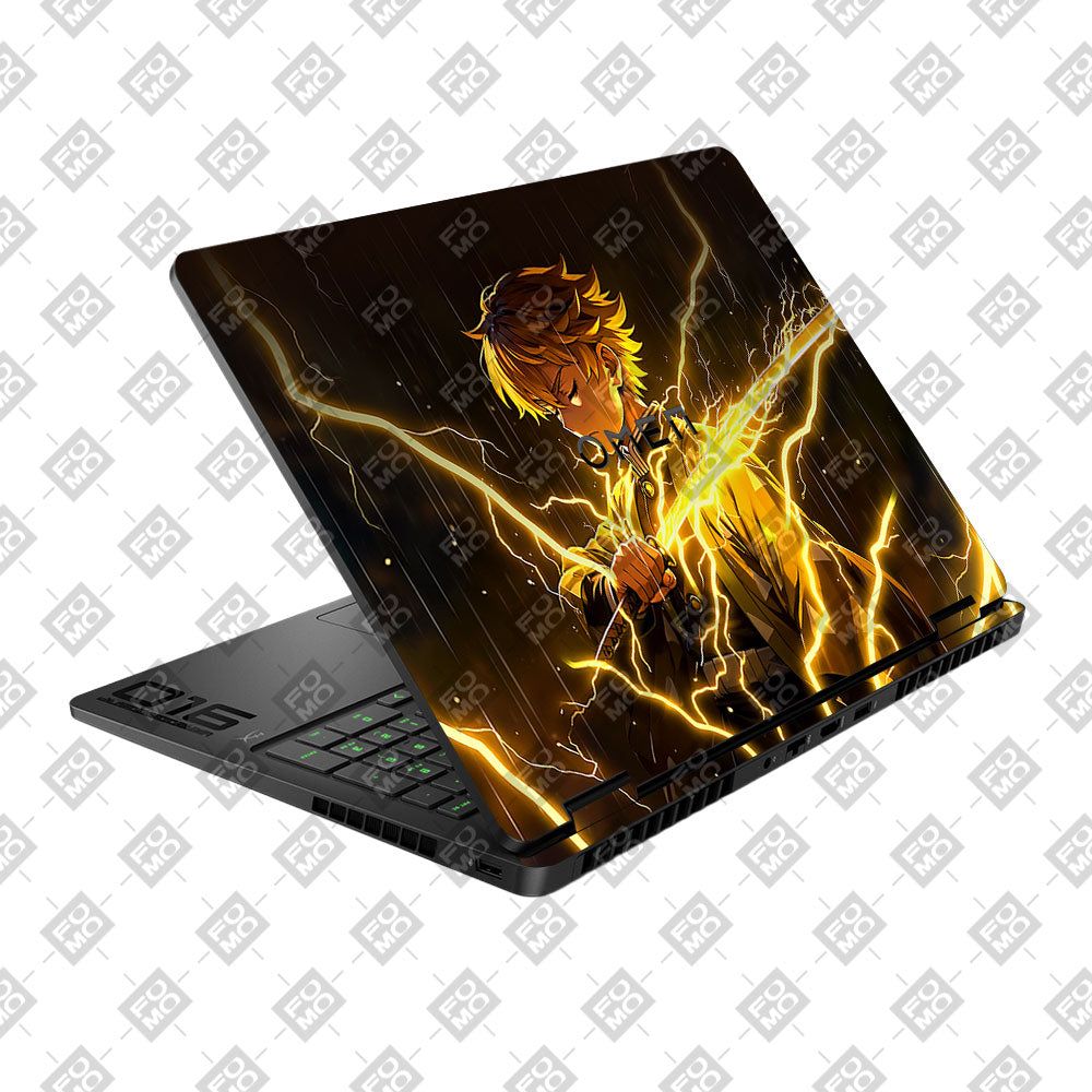 Thunder Anime Swordsman HP Omen Gaming 16 2025, 2026 Laptop Skin