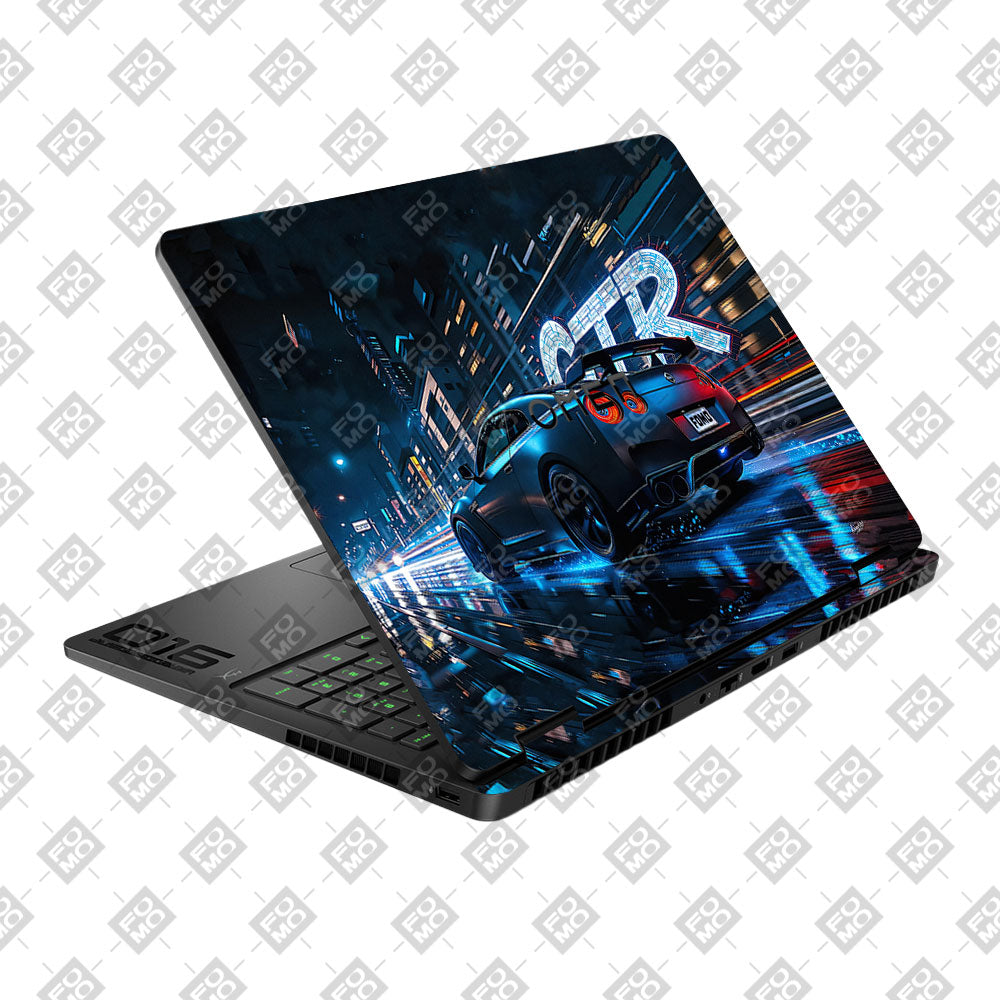 Neon GTR Nights HP Omen Gaming 16 2025, 2026 Laptop Skin