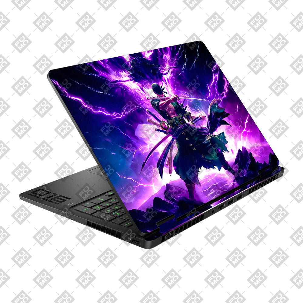 Roronoa Zoro Hell Mode HP Omen Gaming 16 2025, 2026 Laptop Skin
