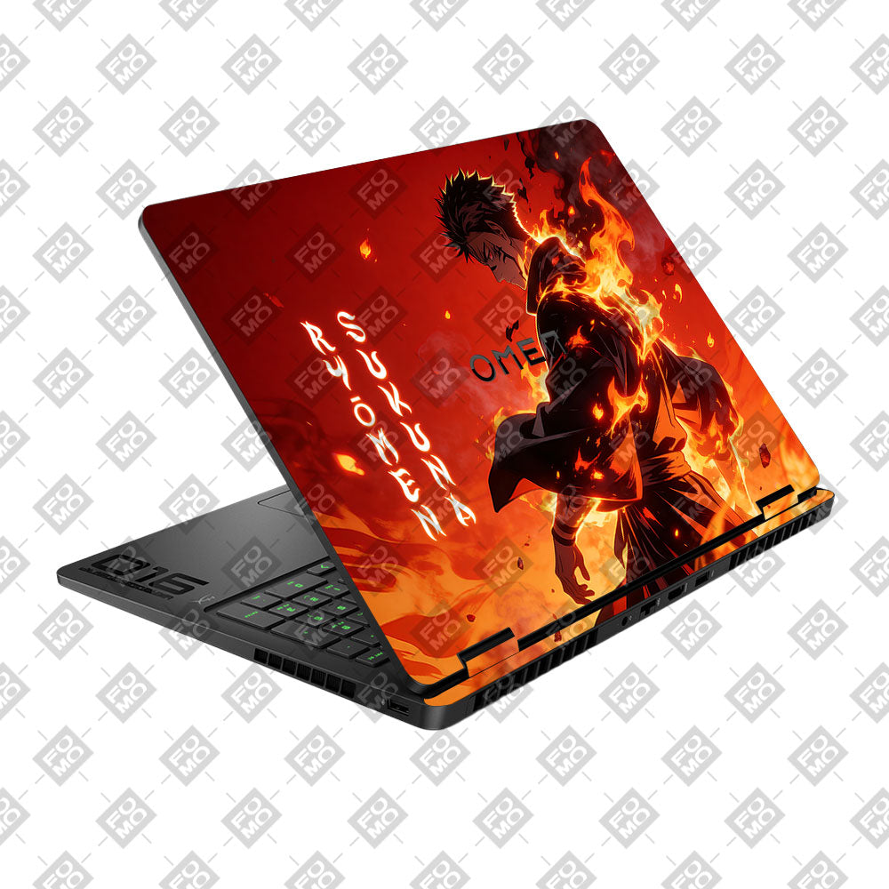 Anime Curse Demon HP Omen Gaming 16 2025, 2026 Laptop Skin
