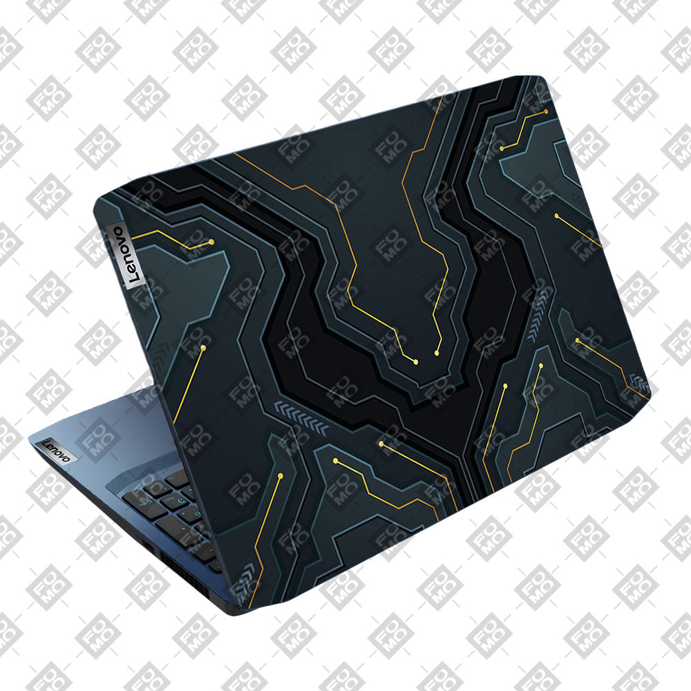 Futuristic Techno Lenovo Ideapad Gaming 3 15ARH05 and 15IMH05 Laptop Skin
