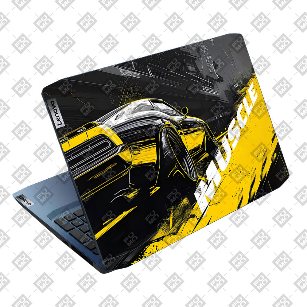 Black Muscle Lenovo IdeaPad Gaming 3 15ARH05 and 15IMH05 Laptop Skin