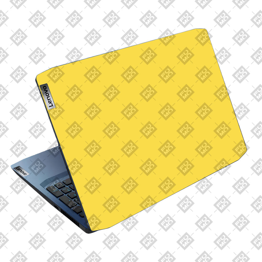Textured Yellow Lenovo IdeaPad Gaming 3 15ARH05 and 15IMH05 Laptop Skin