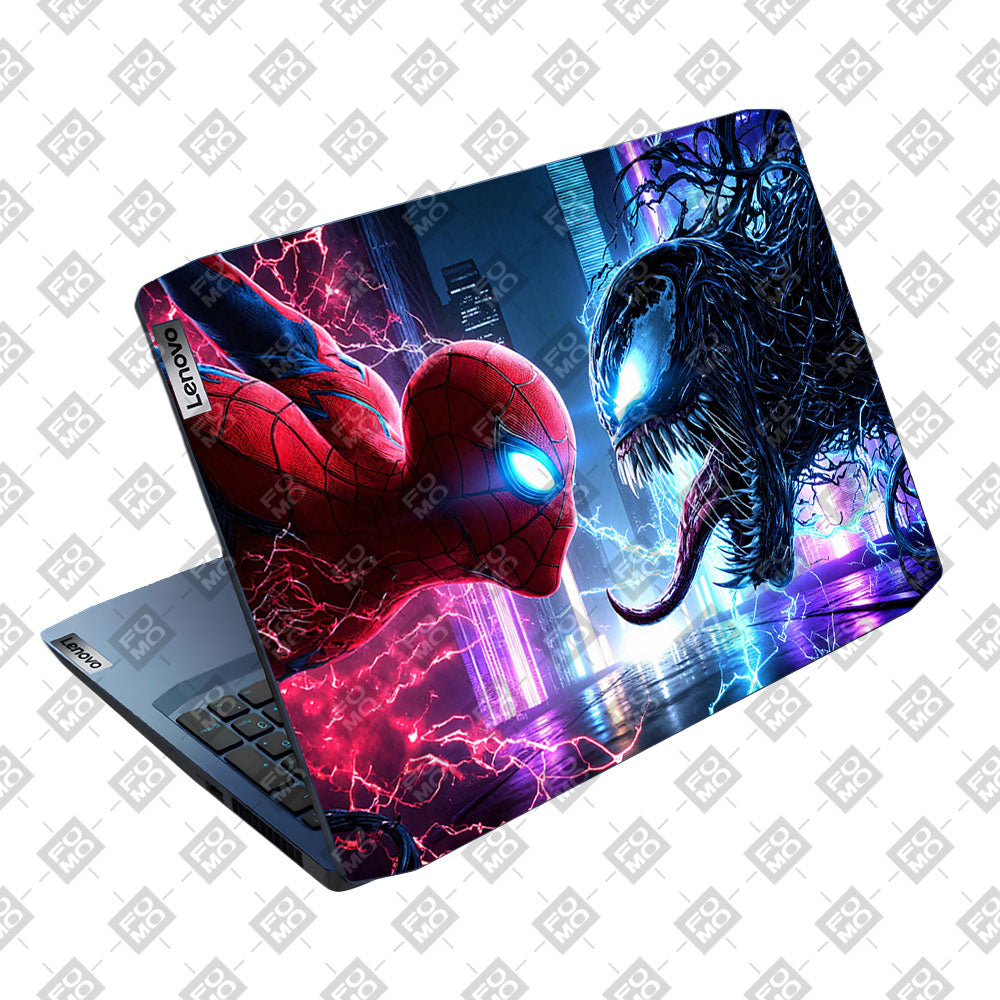 Spiderman vs Venom Showdown Lenovo IdeaPad Gaming 3 15ARH05 and 15IMH05 Laptop Skin