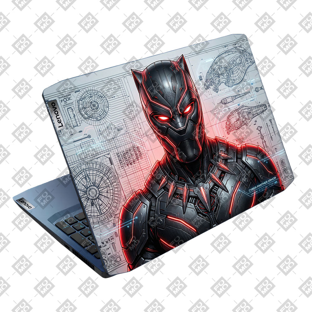Black Panther Vibranium Tech Lenovo IdeaPad Gaming 3 15ARH05 and 15IMH05 Laptop Skin