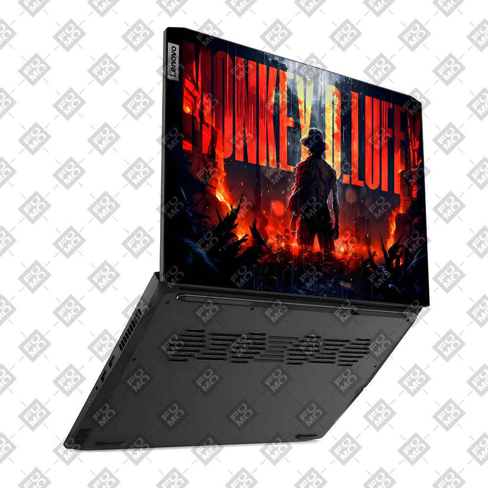 Monkey D. Luffy Blazing Red Lenovo IdeaPad Gaming 3 15ACH6 and 15IHU6 Laptop Skin
