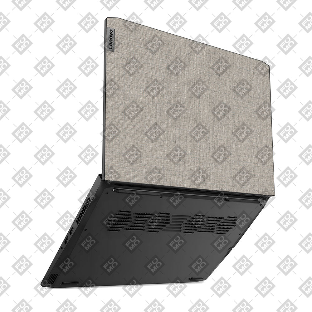 Textured Fabric Grey Lenovo IdeaPad Gaming 3 15ACH6 and 15IHU6 Laptop Skin