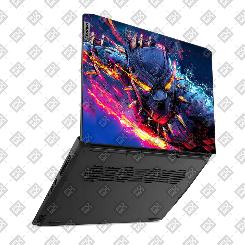 Vibranium Fury Wakandan Charge Lenovo IdeaPad Gaming 3 15ACH6 and 15IHU6 Laptop Skin