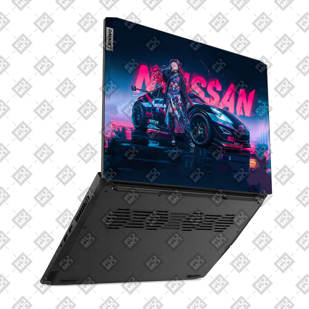 Neon Bloom Nezuko Racer Lenovo IdeaPad Gaming 3 15ACH6 and 15IHU6 Laptop Skin
