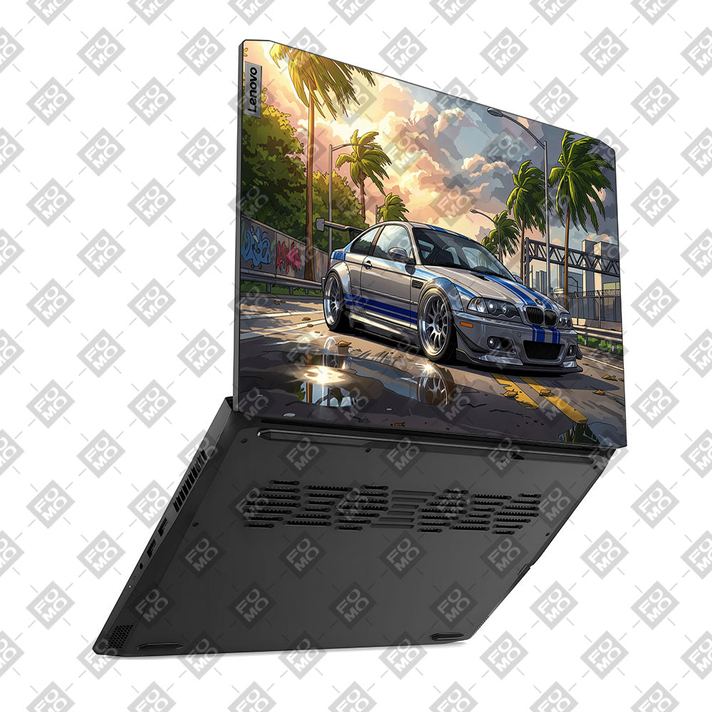 Street Icon BMW E46 Drift Legend Lenovo IdeaPad Gaming 3 15ACH6 and 15IHU6 Laptop Skin